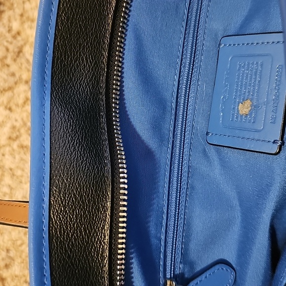 Coach Black and Blue Paisley Tote - Picture 12 of 12